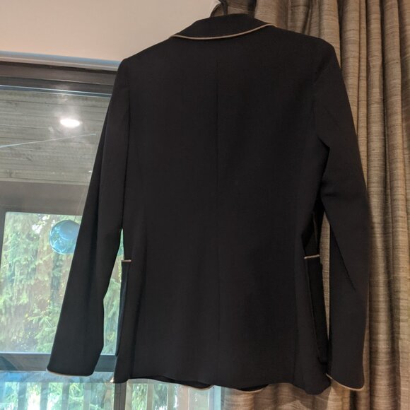 NWT Max Mara navy wool blazer size IT42 or US6 - Picture 2 of 3